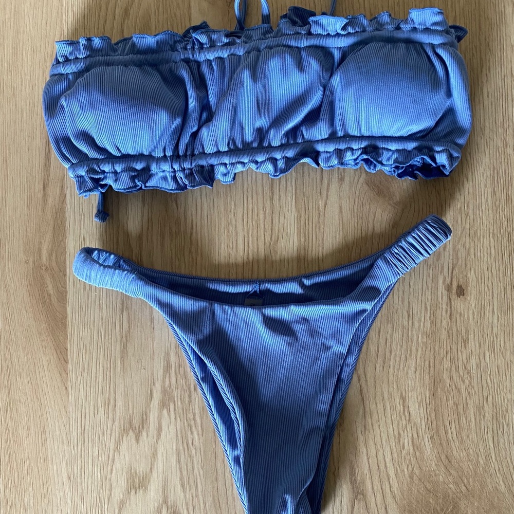 Blue Bandeau Bikini from Zaful